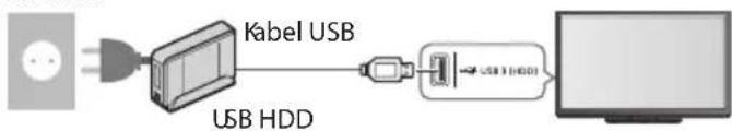Kabel USB USB HDD