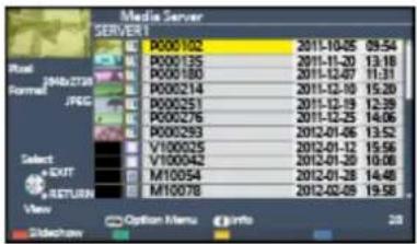 Media Server SERVER 1 P000102 2011-10-05 09:54 P000135 2011-11-20 13:18 P000180 2011-12-07 11:31 P000214 2011-12-10 15:20 P000251 2011-12-19 12:39 P000276 2011-12-25 14:06 P000293 2012-01-06 13:52 V100025 2012-01-12 15:56 V100042 2012-01-20 16:08 M10054 2012-01-28 14:48 M10078 2012-02-09 19:58 View Options Menu Tools Blndstream