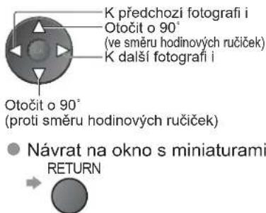 K predchozí fotografi i Otočit o 90° (ve směru hodinových ručiček) K další fotografi i Otočit o 90° (proti směru hodinových ručiček) Návrat na okno s miniaturami RETURN