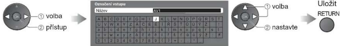 PANASONIC Viera TX-37LZ70P - Označení vstupu - 1