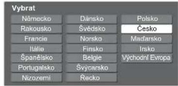 Vybrat Námecko Dánsko Polsko Rakousko Švédsko Česko Francie Norsko Mažarsko Italie Finsko Írsko Španělsko Belgie Východní Evropa Portugalsko Svýcersko Nizozemi Rocko