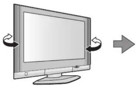 PANASONIC Viera TX-32LX500P - Používání LCD stojanu - 1