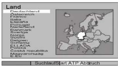 Land Deutschland Österreich France Italia España Portugal Nederland Danmark Sverige Norgo Suomi Belgien Schweiz EU-ADA Polaka Česká republika Magyarország E. Edi Suchlau! Start ATP Abbruch