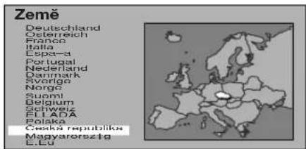Země Deutschland Osterreich France Italia Espa-a Portugal Nederland Denmark Sverige Norge Suomi Belgium Schweiz EUADA Polska Česká republika Magyarorsztg E.Eu