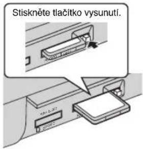 Stiskněte tlačitko vysunutí.