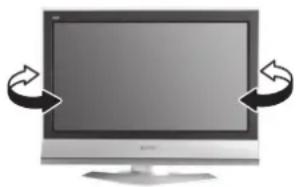 PANASONIC Viera TX-32LE60P - Používání LCD stojanu - 1
