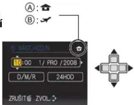 A: B: