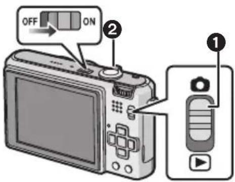 PANASONIC Lumix DMC-FX150 - Za účelem snímání snímků zapněte fotoaparát. - 1