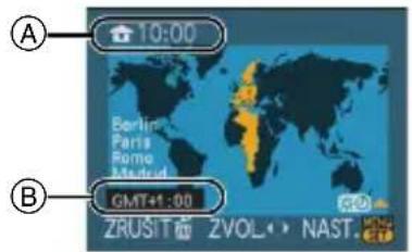 A 10:00 Berlin Paris Rome Madrid B GMT+1:00 ZRUŠIT ZVOL•• NAST.