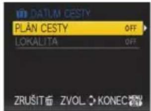 DATUM CESTY PLAN CESTY OFF LOKALITA OFF ZRUŠIT ZVOL KONEC