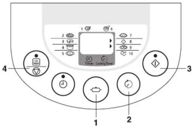 1 2 3 4 5 6 7 8 9 10 Timer CookingTimer 4 3 1 2