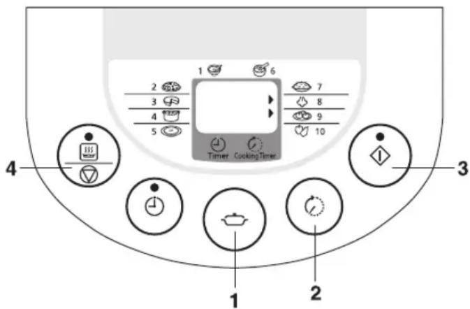 1 2 3 4 5 6 7 8 9 Timer CookingTimer Timer CookingTimer 1 2 3 4 3