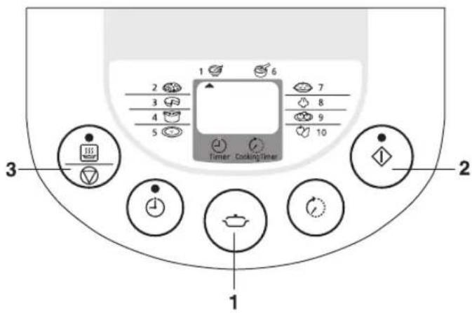 1 2 3 4 5 6 7 8 9 10 Timer Cooling Timer 1 2 3 1
