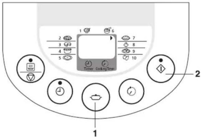 1 2 3 4 5 6 7 8 9 10 Timer Cooking Time 1 2