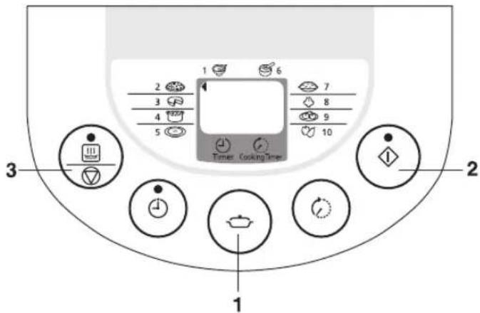1 2 3 4 5 6 7 8 9 10 Timer Cooking Time 1 2 3 1