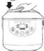 PANASONIC SR-TMJ501 - Pange sisemine kauss korpusesse ja sulgege kaas. - 2