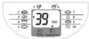 2 3 4 5 39 min 1 6 7 8 9 10 Timer Sinking Time