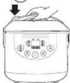 PANASONIC SR-TMJ501 - Put the inner pan into the body and close the outer lid. - 2