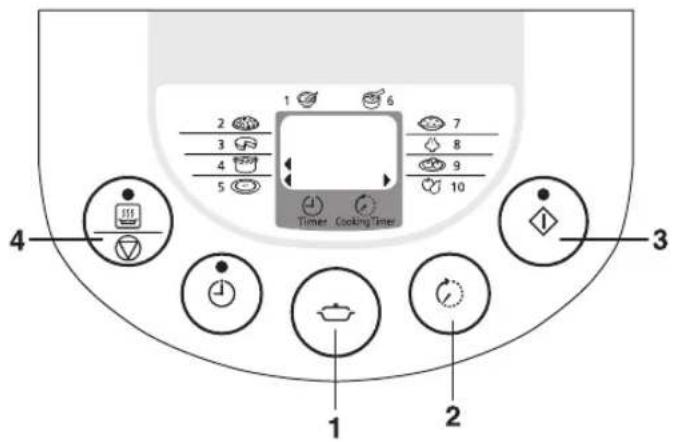 1 2 3 4 5 6 7 8 9 10 Timer Cooling Time 4 3 1 2