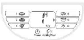1 2 3 4 5 6 Timer CoolingTimer