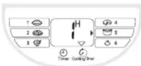 PANASONIC SR-TMH501 - A kívánt elkészítési idő beállítására nyomja meg a gombot. - 1