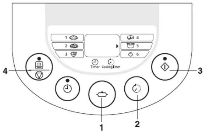 1 2 3 4 Timer Cooking Timer 1 2 3 4 1 2