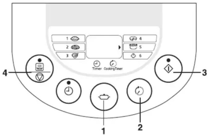 1 2 3 4 Timer Cooking Timer 1 2 3