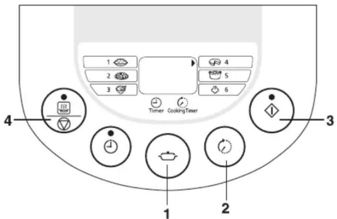 1 2 3 4 5 6 Timer Cooking Timer 1 2 3