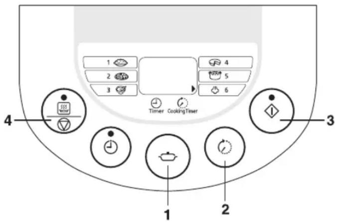1 2 3 4 Timer CookingTimer 1 2 3 4 5 6