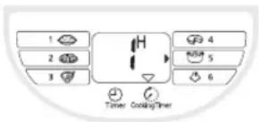 1 2 3 H 4 R559 5 6 Timer CoolingTimer