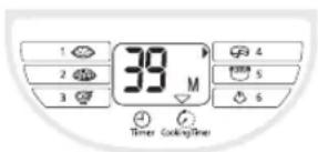 1 2 3 39 M 4 5 6 Timer CookingTimer
