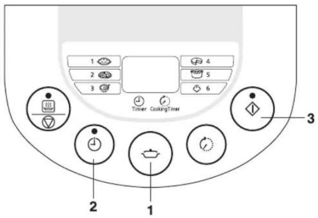 1 2 3 4 5 6 Timer CookingTimer 2 1 3