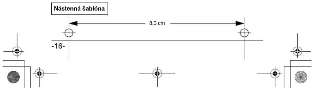 Nástenná šablóna 8,3 cm -16-