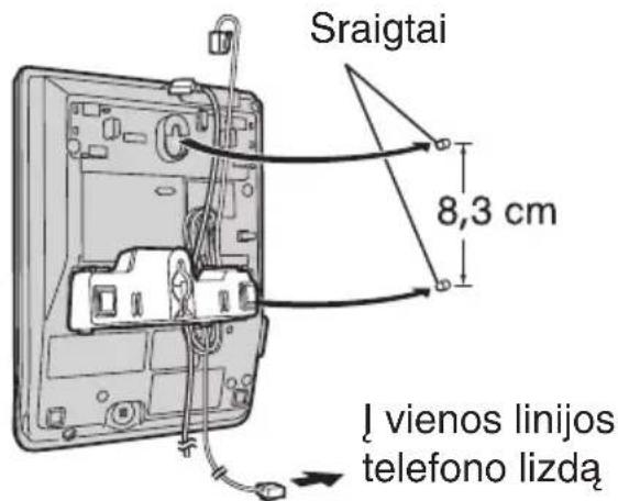 Sraigtai 8,3 cm ¡ vienos linijos telefono lizda