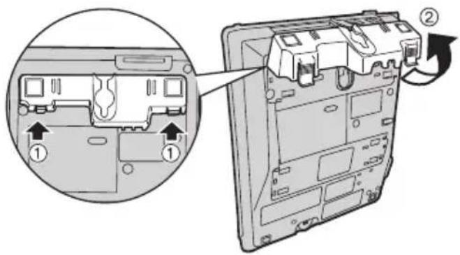 PANASONIC KX-TS620FX - Montavimas ant sienos - 1