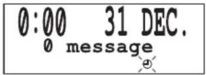 0:00 31 DEC. message