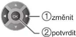 OK ①změnit ②potvrdit