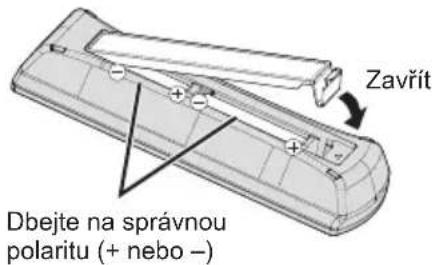 Zavřit Dbejte na správnou polaritu (+ nebo -)