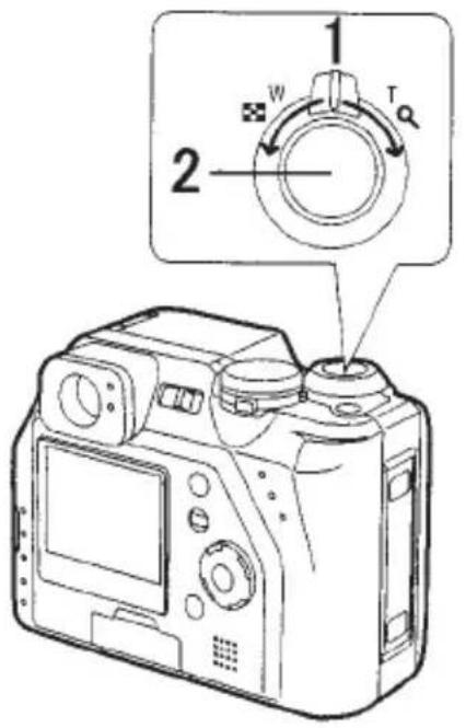 PANASONIC Lumix DMC-LC40 - Použití optického zoomu - 1