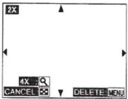 2X 4X CANCEL DELETE MENU