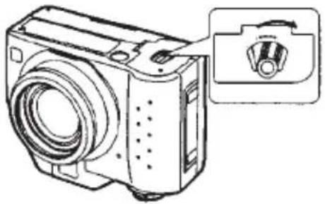 PANASONIC Lumix DMC-LC40 - Vložení akumulátoru - 1