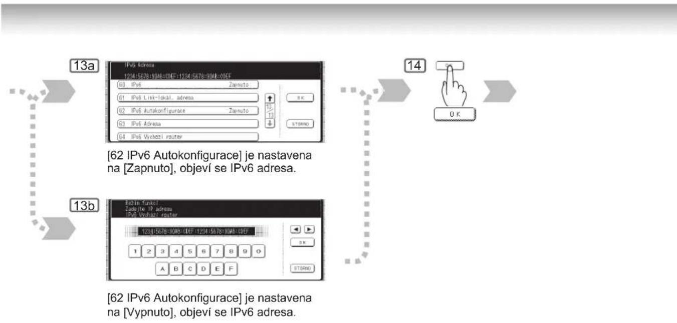 PANASONIC DP-8032 - ■ Nastavení IPv6 adresy - 17