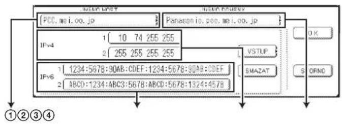 PANASONIC DP-8032 - ■ Nastavení adresy DNS serveru - 1