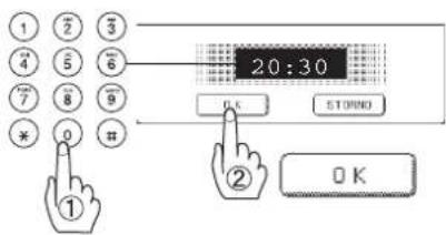 1 2 3 4 5 6 7 8 9 * 0 # 20:30 OK STOPN ① ② OK