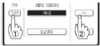 TYP TIFF JMENO SOULORU IMAGE VLASTNI OK ① ②