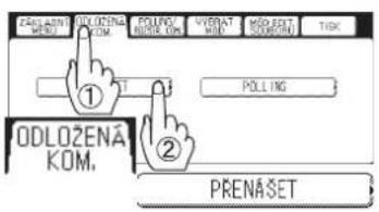 ZAGLANT BUTY DOLKINA OK POUNG MORI ON VIBRAT MAP MIDLENT NOMEN TICK ① T POLLING ODLOZENA KOM. ② PRENASET