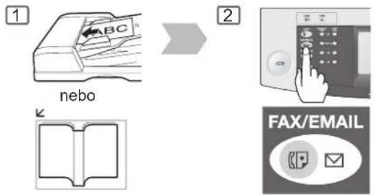 1 nebo 2 FAX/EMAIL