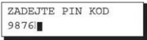 PANASONIC DP-180 - ■Volba s kódem PIN - 4