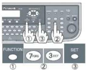 Panasonic FUNCTION 7 PONS 3 DEF SET