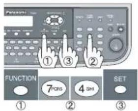 PANASONIC DP-180 - ■Nastavení přístupového kódu - 2
